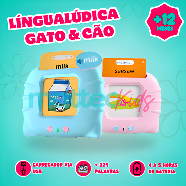LínguaLúdica Duo: GatoGênio & CãoCurioso